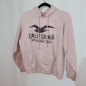 california golden state pink hoodie